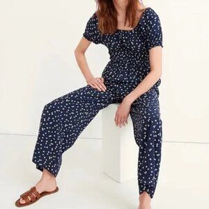 Madewell Sophia Wide Leg Smocked Jumpsuit - brand new, never worn